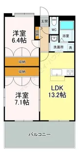 スワローガーデン【0102号室】の間取り