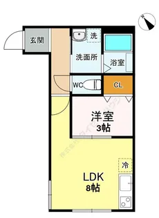 Flat八千代村上【0203号室】の間取り