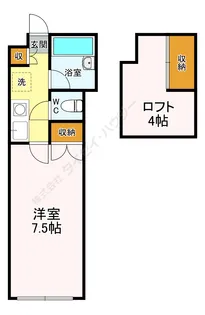西山ハイツ【1階】の間取り