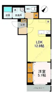 Iolite【0203号室】の間取り