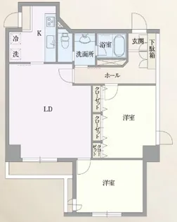 コンフォート和【101号室】の間取り