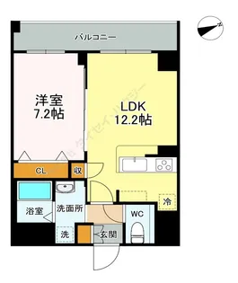 LASA大崎Ⅴ【1階】の間取り