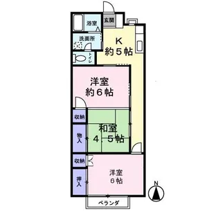 善行コーポレイ【0102号室】の間取り