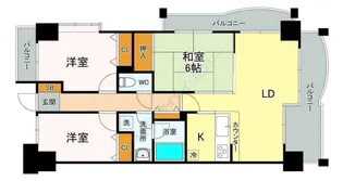 日吉ダイヤモンドマンション壱号館 301号室【0301号室】の間取り
