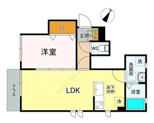 フォレストテラス綱島【0101号室】の間取り
