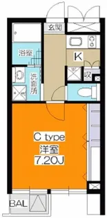キャピタルパーク【0103号室】の間取り