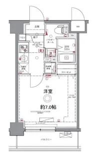 ジェノヴィア西川口Ⅱ【7階】の間取り