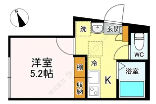 フロレスタ池袋本町【0101号室】の間取り