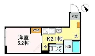 フロレスタ池袋本町【0302号室】の間取り