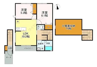 カルテット【0201号室】の間取り