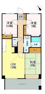 リビエール本郷【0401号室】の間取り