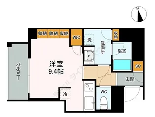 アクトフォルム学芸大学【0504号室】の間取り