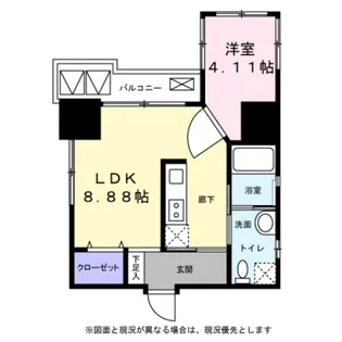 ププレ三ノ輪壱番館【0601号室】の間取り