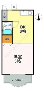 浜田山エイト【0101号室】の間取り