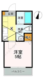 ルミナスポート【0302号室】の間取り