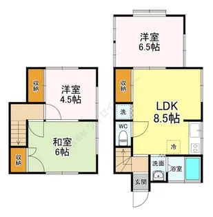 東京都八王子市大楽寺町【一戸建】の間取り