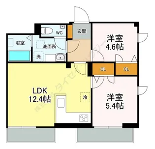 Jo’s Residence高田馬場【3階】の間取り