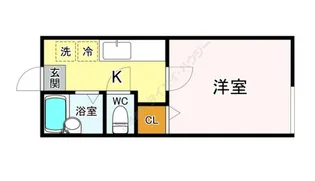 ハイムエヌティー【0105号室】の間取り
