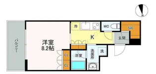 アクトフォルム学芸大学【0207号室】の間取り