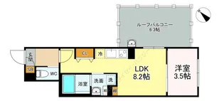 LUORE黒川EAST【E-5号室】の間取り