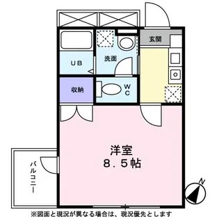 メイプル・ガーデン【0108号室】の間取り