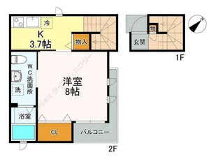 ヴィゴーレ5 A棟【0201号室】の間取り