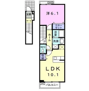 ローレル・アイ【2階】の間取り