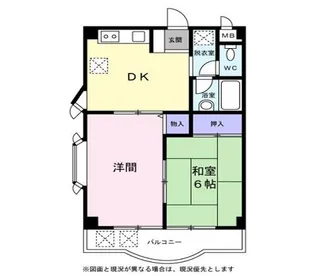 グレースⅠ【0103号室】の間取り