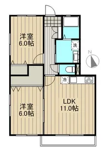 JOスターブル【0101号室】の間取り