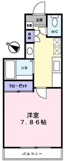 メイプル・ガーデン【0106号室】の間取り