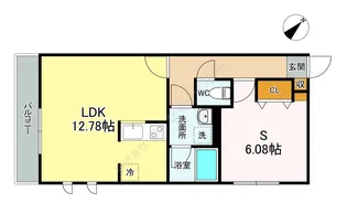 ルミエールⅤ【0302号室】の間取り