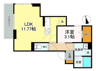 ヴェール新千葉【0301号室】の間取り