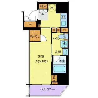 ステージファースト千葉駅南【5階】の間取り
