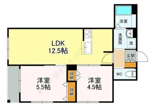 Ark.S.高円寺【0201号室】の間取り