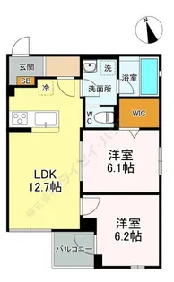 レジデンス練馬桜台【0304号室】の間取り