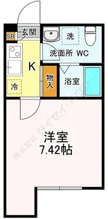 南行徳レジデンス【0106号室】の間取り