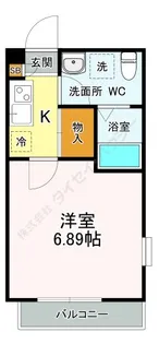 南行徳レジデンス【0208号室】の間取り