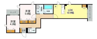 Masoin・Courage【303号室】の間取り