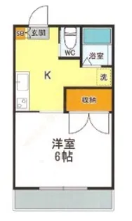 ドミール鷹ノ台【0202号室】の間取り