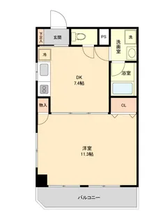 KENZO HAUS toshima park【207号室】の間取り