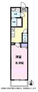 サンメゾン東川口【0106号室】の間取り