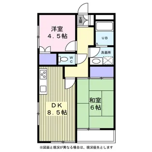 青山コーポA【0301号室】の間取り