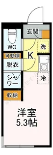 カーサ南台【102号室】の間取り