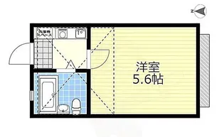 グレースつつじヶ丘弐番館【0112号室】の間取り