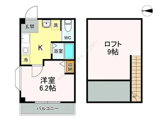 シャトレ上荻【0205号室】の間取り