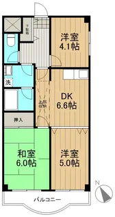 トライアングルマンション【0301号室】の間取り