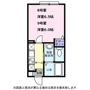 ルミエール・エタンセル サンク【0208号室】の間取り