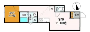 ライブリー西新井【103号室】の間取り
