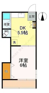 メゾンルクール高円寺【0101号室】の間取り