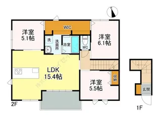 ルーラルハウス【201号室】の間取り